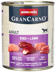 🐶🥩 GranCarno Hunde Nassfutter mit Rind + Lamm (6 x 800 g) - Angebotspreis 12.69€