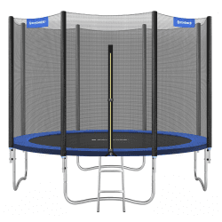 🎉 SONGMICS Trampolin Outdoor Ø 183 cm - 427 cm mit Sicherheitsnetz und Leiter 🌟