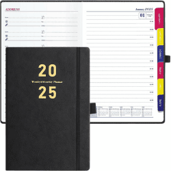📅 Kalender 2025 Terminplaner A5 Planer - Wochenplaner A5 mit Softcover