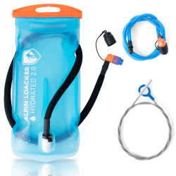 ALPIN LOACKER Outdoor Trinkblase mit Trinkschlauch 🌲 Super leichtes Trinksystem für Sport und Outdoor