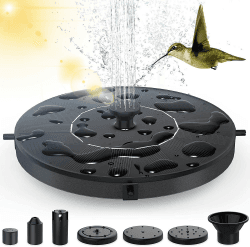 🌞 Solar Springbrunnen für außen - THEGUS Solarbrunnen für den Garten 🌿