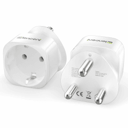 LENCENT 2X Reiseadapter für Südafrika Steckdose Typ M 🌍🔌