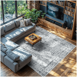 Tectake® Teppich - Vintage Orient Stil 🌟 Flauschiger Teppich für Zuhause 🏡