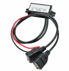 Heemol 12V auf 5V USB-Adapter, DC Buck-Konverter-Modul 3A 15W Auto-Stromwandler (Dual USB) 🚗⚡️