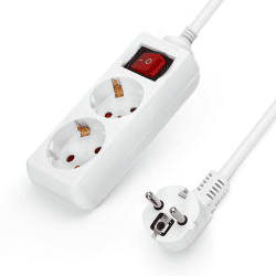 Sonderangebot: Aigostar Steckdosenleiste 2-fach mit Schalter Tischsteckdose ⚡️🔌