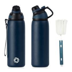 Fjbottle Edelstahl Trinkflasche Sport mit Magnetischem Deckel - BPA-Frei