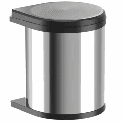 🌟 Super Angebot! Hailo Abfallsammler Mono 3515031 - Einbau Schwenk Mülleimer aus Edelstahl für Küche - 15 Liter Küchenabfalleimer 🌟