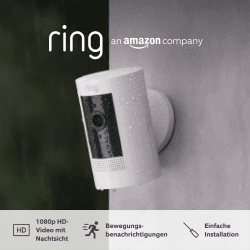 Ring Außenkamera Akku (Stick Up Cam Battery) | Überwachungskamera für Haus & Grundstück 🏡🔒