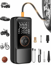 Elektrische Luftpumpe mit Akku 🚗🚲🏀