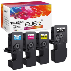🔥 Angebot! ejet TK5240 TK-5240 Tonerkartusche Kompatibel für Kyocera TK5240K TK-5240K TK-5240C TK-5240M TK-5240Y TK 5240 5240K