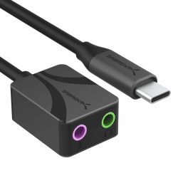 🎧 SABRENT USB-C Externe Soundkarte mit 24-Bit/96KHz Hi-Res Sound 🎶
