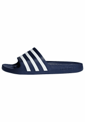 🔥 Angebot! adidas Unisex Adilette Aqua Slides RUTSCHEN 46 EU Dunkelblau Weiß Dunkelblau