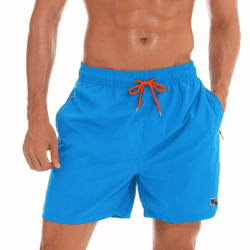 JustSun Badehose Herren mit Reißverschluss 🩳 Schnelltrocknend 🏄‍♂️