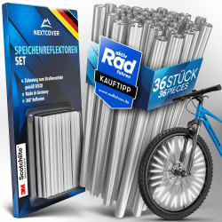 🚴‍♂️ Nextcover® Speichenreflektoren Fahrrad - Das Original - [3M Scotchlite] maximale Sichtbarkeit