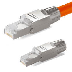 🔌 HB-DIGITAL 2x CAT 7 RJ45 Stecker Netzwerkstecker für starre LAN Kabel 🚀