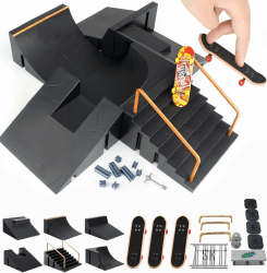🛹 Finger Skateboard Ramp Set - Skate Park Kit für Kinder und Fingersport-Fans