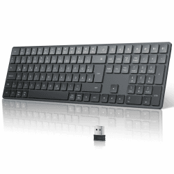 TECURS Bluetooth Tastatur Kabellos - Deutsches Layout QWERTZ ⌨️