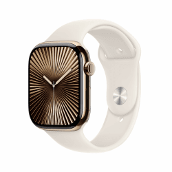 🌟 Apple Watch Series 10 (GPS + Cellular 46 mm) Smartwatch in Gold 🌟