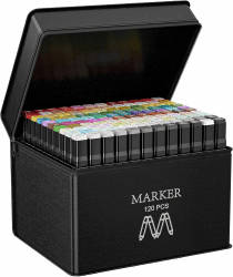 AOMEES 120+4 Farben Filzstifte Set 🎨🖌️