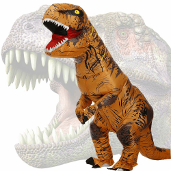 🦖 Aufblasbares T-Rex Kostüm für Erwachsene - Karneval Dinosaurier Anzug 🎉