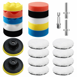 80mm Polierschwämme Pads,23 Stück Polierset Auto 🚗💥