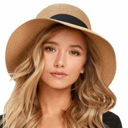 🌞 FURTALK Damen Sonnenhut UV-Schutz Strandhut Faltbar Sommerhut UPF 50+ Strohhut mit Breite Krempe - Angebot!