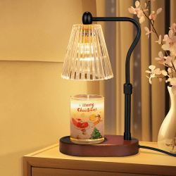 🕯️ Kerzenwärmer Lampe mit Timer und Dimmer - Vintage-Elektrischer Kerzenwärmer für Duftkerzen 🌟