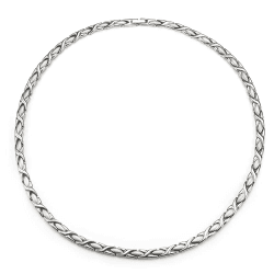 🌟 Schmuck 53,3 cm / 5 Stück magnetische, solide Germanium-Titan-Halskette für Männer oder Frauen 🌟