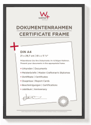 Walther Design Bilderrahmen 21 x 29,7 cm Schwarz 🖼️