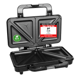 🥪🔥 Emerio Doppel Sandwich Maker 900W Schwarz 🔥🥪