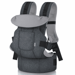 👶🎒 GAGAKU Babytrage für Babys Kleinkinder 0-36 Monate - Dunkelgrau 👶🎒