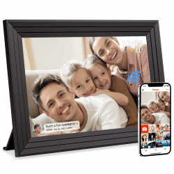 📸 Elektronischer Digitaler Bilderrahmen WLAN Frameo - 10,1 Zoll 32GB WiFi Digitale Photo Frame