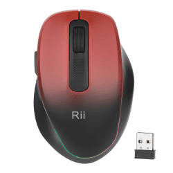 🖱️🌈 Rii Maus Kabellos, Ergonomische Maus, Funkmaus für Laptop