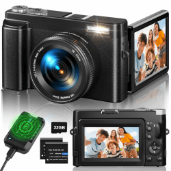 Digitalkamera 4K, 48MP 16X Autofokus Digitalzoom Kamera 📸🎥