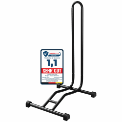 🚲 Fahrradständer aus Stahl - Sicherer Stand - Schwarz | WELLGRO