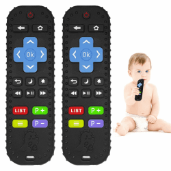 👶 2PCS Silikon-Baby-Zahnungsspielzeug | Sicher & Gesund | Beruhigungssets