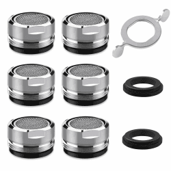 Deal: Strahlregler M24, 6 Stück Wasserhahn Sieb Einsatz mit Edelstahl- und ABS-Filter