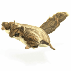 🐿️🎭 Spektakuläres Angebot: Folkmanis Fliegender Eichhörnchen Handpuppe!