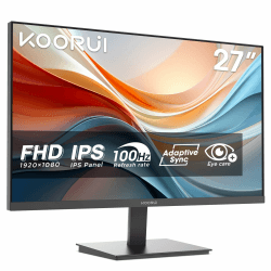 🌟 Super Angebot! KOORUI E2711F 27 Zoll Monitor - FHD 1920 x 1080, 100Hz, Adaptive Sync, Eye Care 🌈