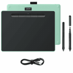 Wacom Intuos M Stift-/Mobiles Zeichentablett in Pistazie 🎨
