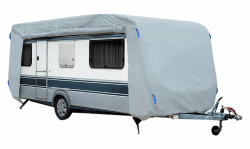 🌿🚐 GreenYard® Abdeckplane für Wohnwagen oder Wohnmobile Camping 🏕️ | Schutz vor Staub und Nässe