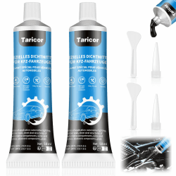 🔧 2PCS Karosseriekleber Schwarz, 50ml x 2 Scheibenkleber Auto Schwarz 🚗