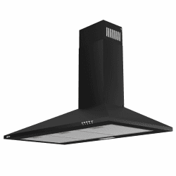 🔥 Angebot! CIARRA Dunstabzugshaube 90 cm Umluft Abluft Pyramide Abzugshaube Schwarz