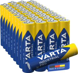 🔋 VARTA Batterien AAA, 40 Stück, Industrial Pro, Alkaline Batterie, 1,5V, Vorratspack 🇩🇪