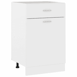 🌟 Angebot: Myheimly Schubunterschrank Weiß 50x46x81,5 cm 🌟