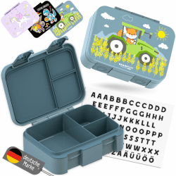 BEARFOOT Bento Box COMPACT | BPA-freie Lunchbox für Kinder 🐻🍱