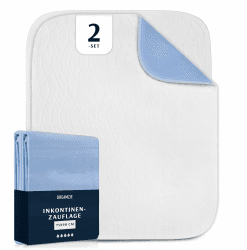 🌟 Inkontinenzunterlage Waschbar 75 x 90 cm - Matratzenschoner Saugfähig und Wasserdicht 🌊 - Inkontinenz Bettunterlage - 2er-Set