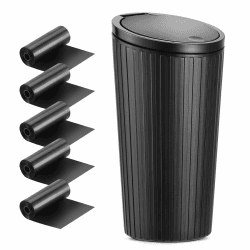 🚗🗑️ Auto Mülleimer - Mini Mülleimer Auto mit Deckel und 5 Rollen Müllsäcke