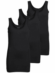 🌟 Nur 3er Pack Damen Oberteile Basic Tank Tops 🌈