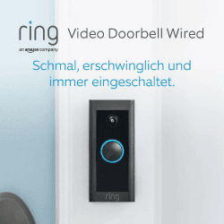 Ring Video Doorbell Wired, Zertifiziert und generalüberholt 🚪🔔📹 | Video-Türsprechanlage funktioniert mit Alexa